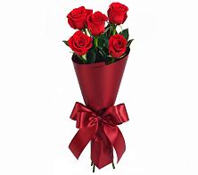 Букет 5 Красных роз Эдлесс Лав в Новой Криуше