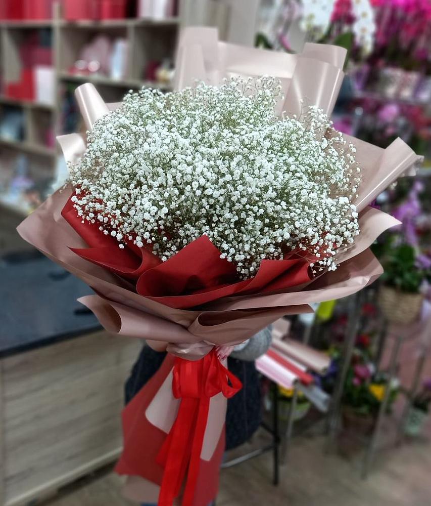 Букет Белые хлопья в Новой Криуше Букет цветов из: Гипсофила в Новой Криуше