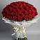 Букет 101 Красная роза Блэк Мэджик в Новой Криуше