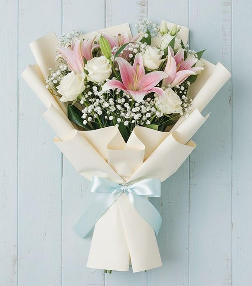 Букет цветов из: Лилии в Новой Криуше