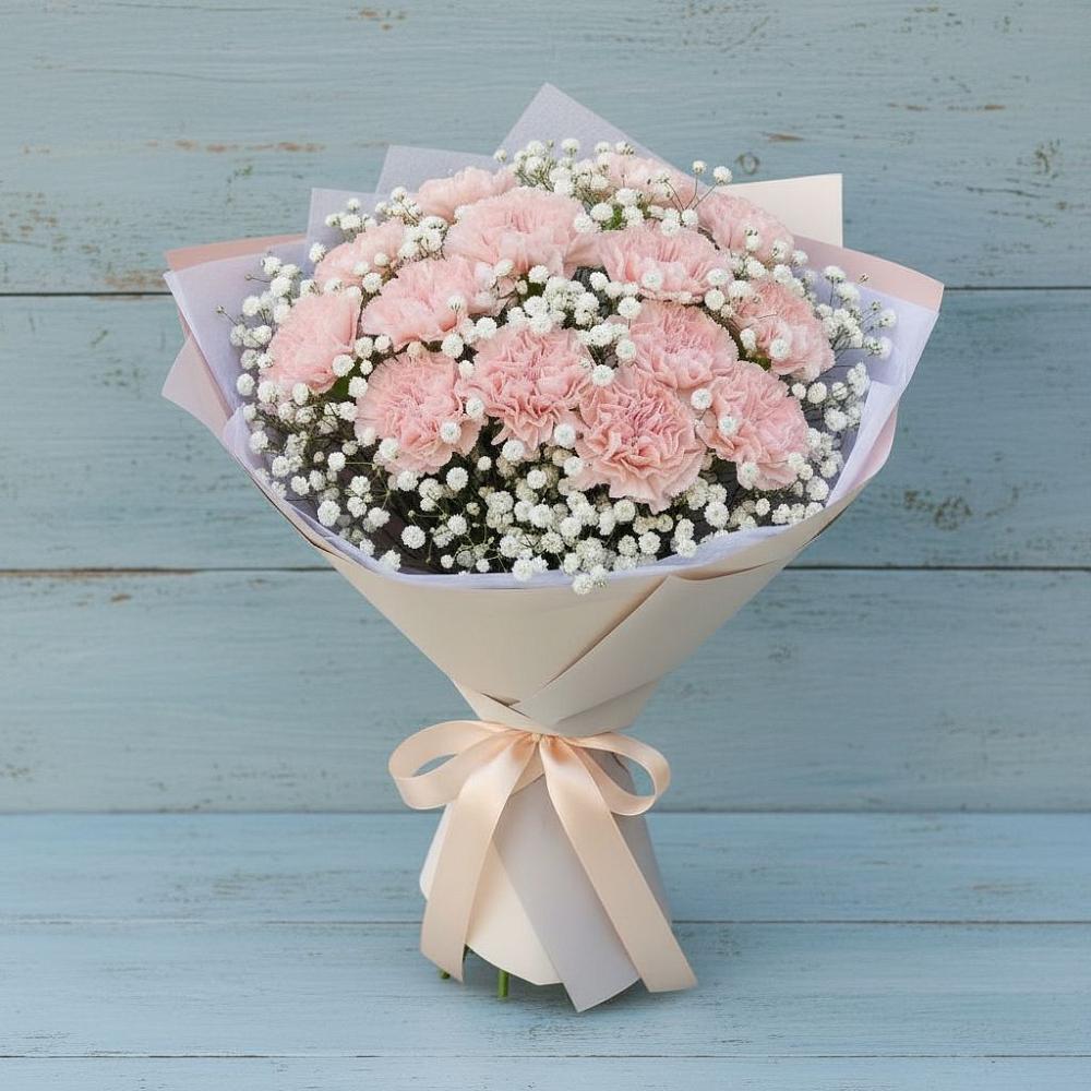 Букет цветов из: Гвоздики в Новой Криуше