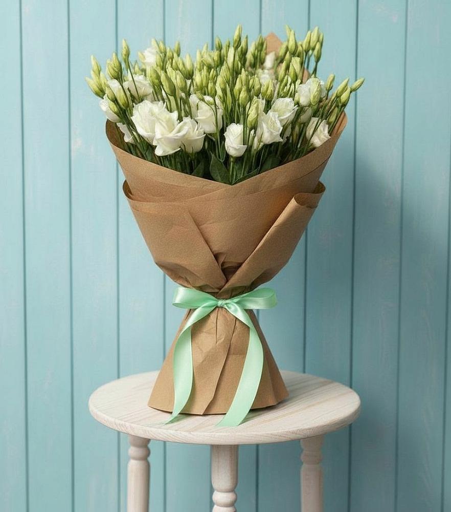 Букет цветов из: Лизиантусы в Новой Криуше