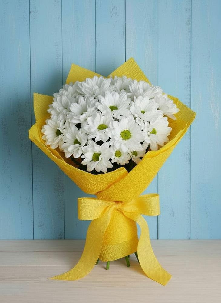 Букет цветов из: Хризантемы в Новой Криуше