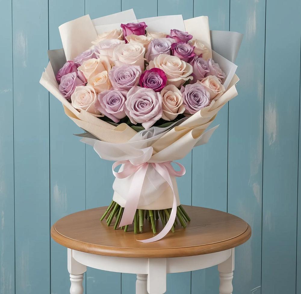 Букет цветов из: Розы в Новой Криуше