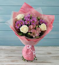 Букет цветов из:  Герберы #REPLACE_PRED# Новой Криуше