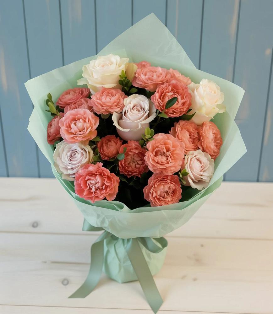 Букет цветов из: Розы в Новой Криуше