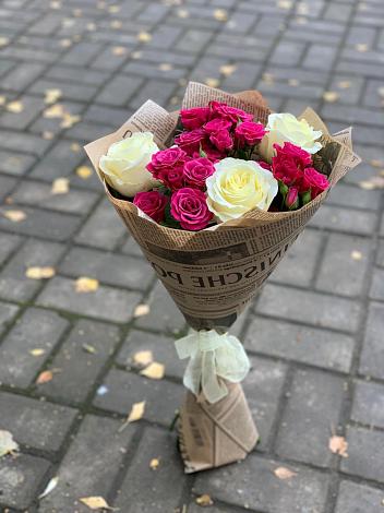 Букет цветов из: Розы в Новой Криуше