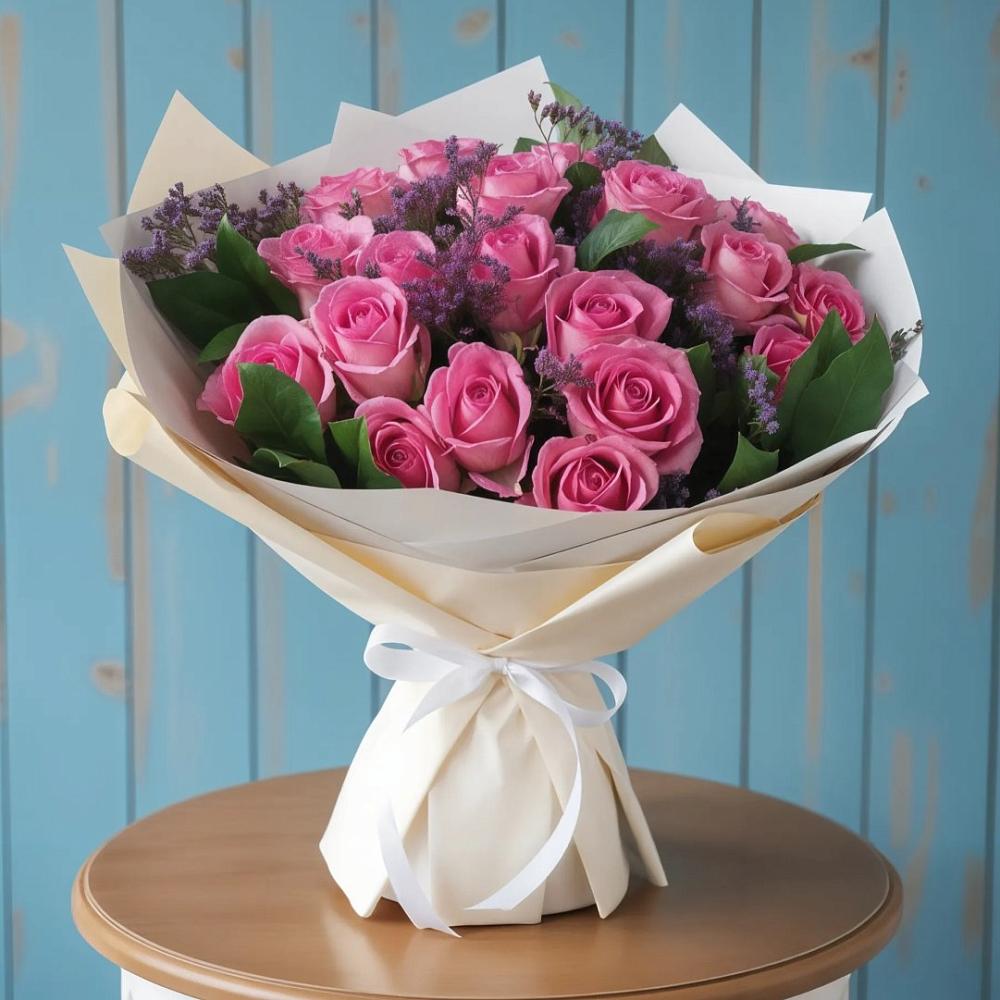 Букет цветов из: Розы в Новой Криуше