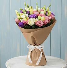 Букет цветов из:  Лизиантусы в Новой Криуше